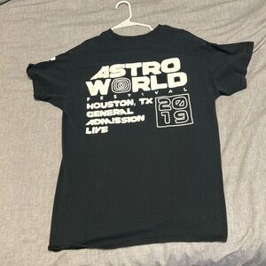 Travis Scott Black Astroworld Festival Tee